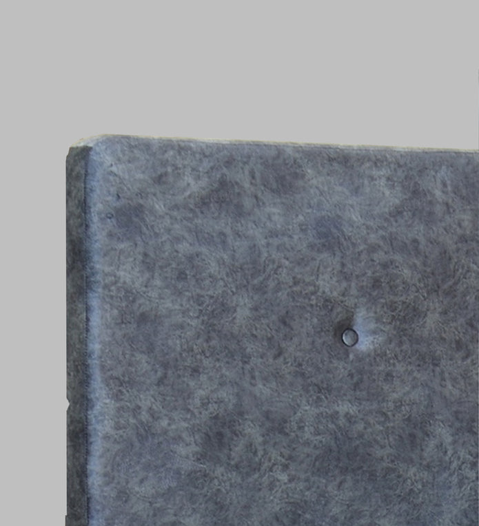 سرير جابا كوين - سرير منجد من الجلد الصناعي مع صندوق تخزين