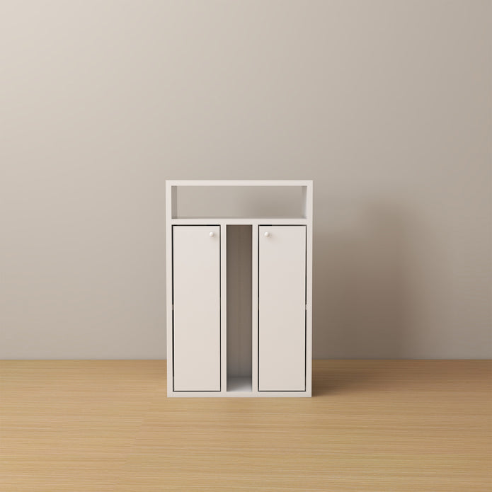 طاولة سرير رين - طاولة جانبية خشبية مدمجة مع درج تخزين