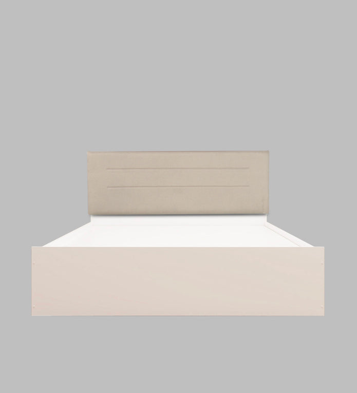 Bakhti Queen Bed – Leatherette Upholstered Bed with Box Storage