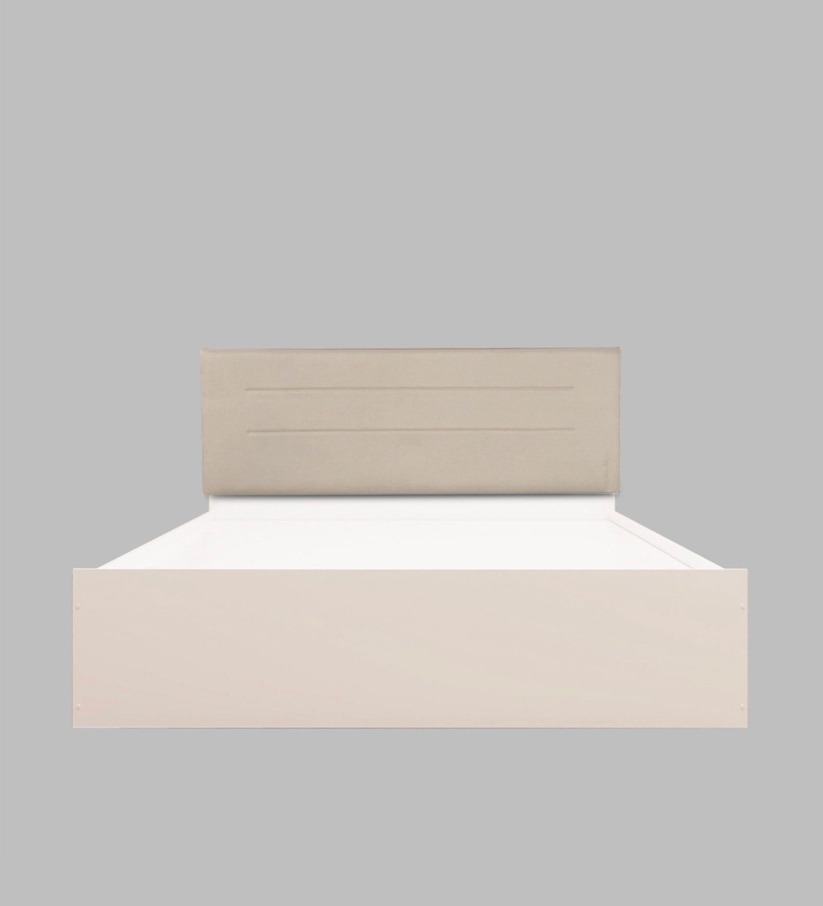 Bakhti Queen Bed – Leatherette Upholstered Bed with Box Storage