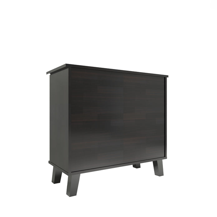 خزانة أحذية جوهاني ذات بابين بلون وينج