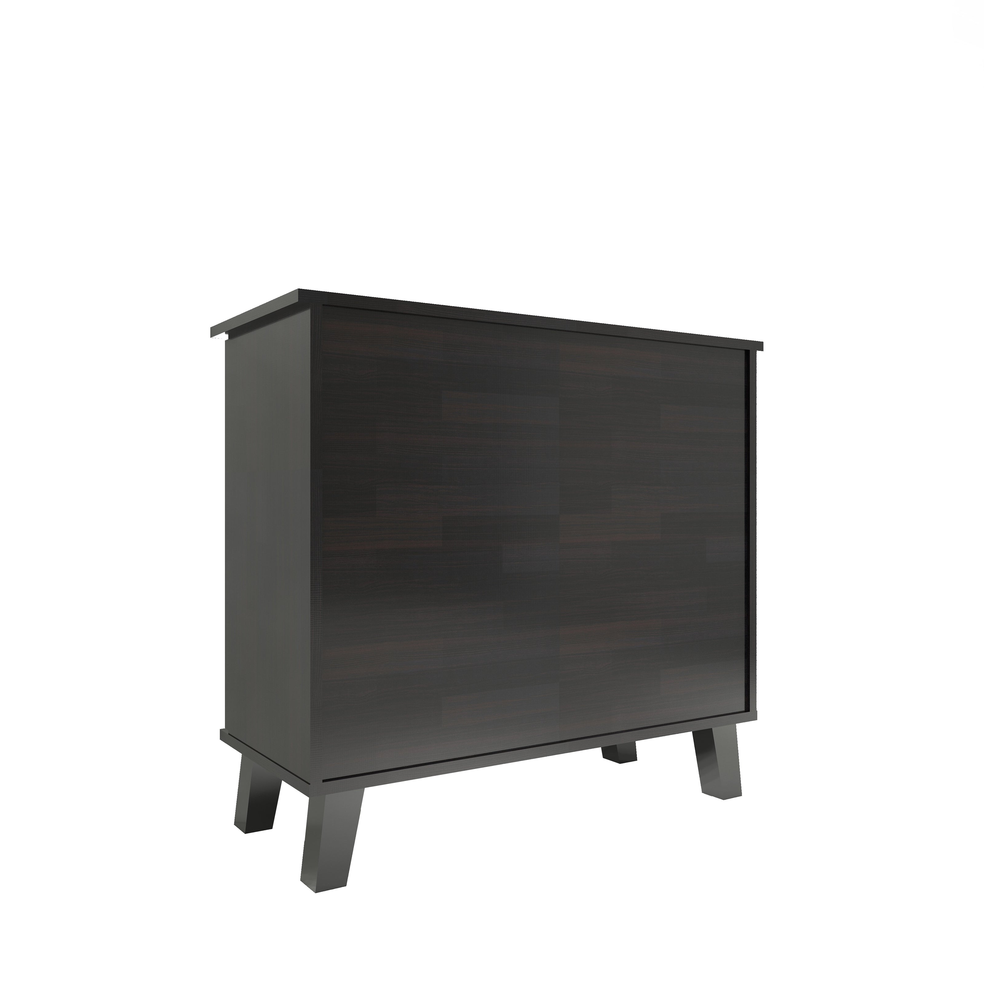 خزانة أحذية جوهاني ذات بابين بلون وينج