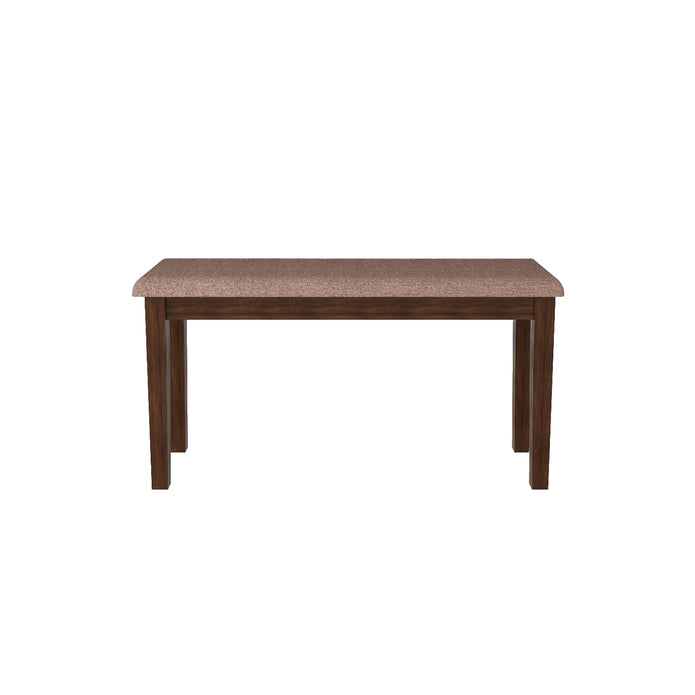 Monterey 4-Seater Wooden Dining Set with Bench – Solid Wood Table & Chairs