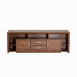 Yuko Wooden TV Unit with 2 Drawers – Columbia Walnut Finish