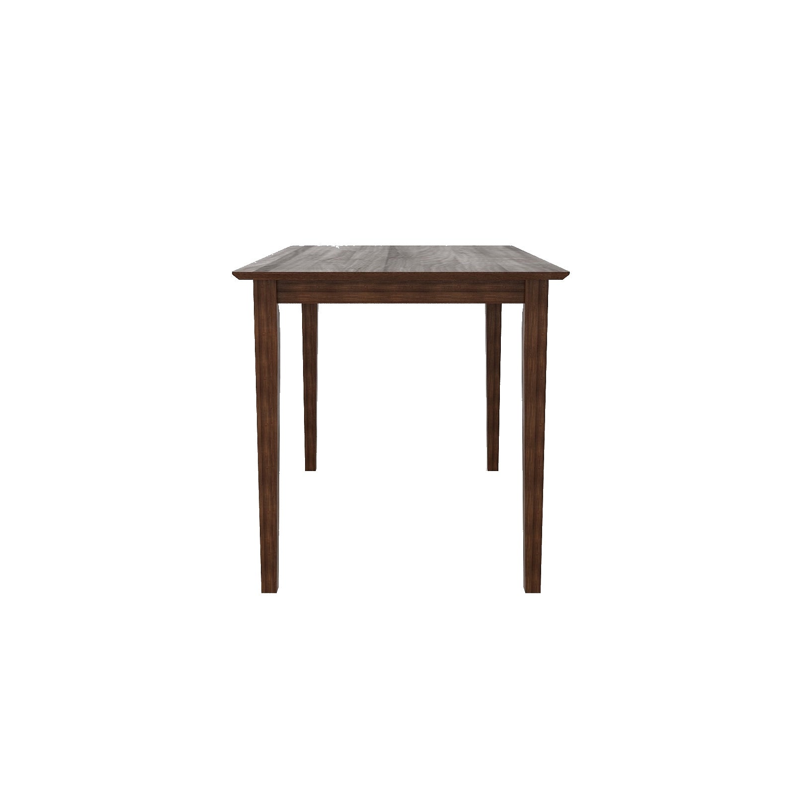 طقم طاولة طعام مونتيري من الخشب الصلب، 4 مقاعد، مع كراسي متضمنة