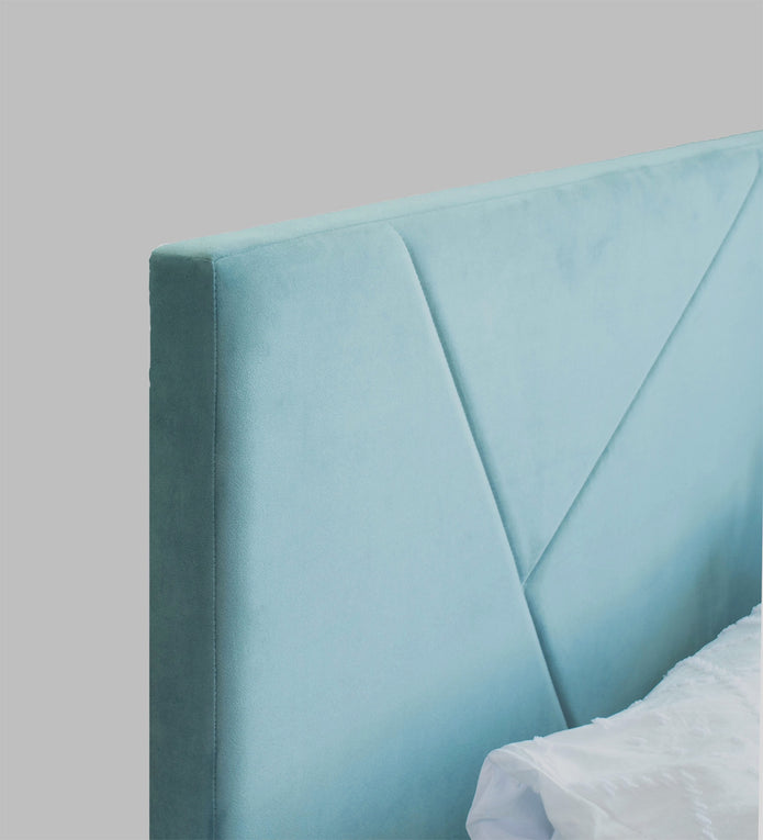 Kosha Queen Bed – Leatherette Upholstered with Box Storage