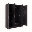 Julian 4-Door Engineered Wood Wardrobe with Mirror