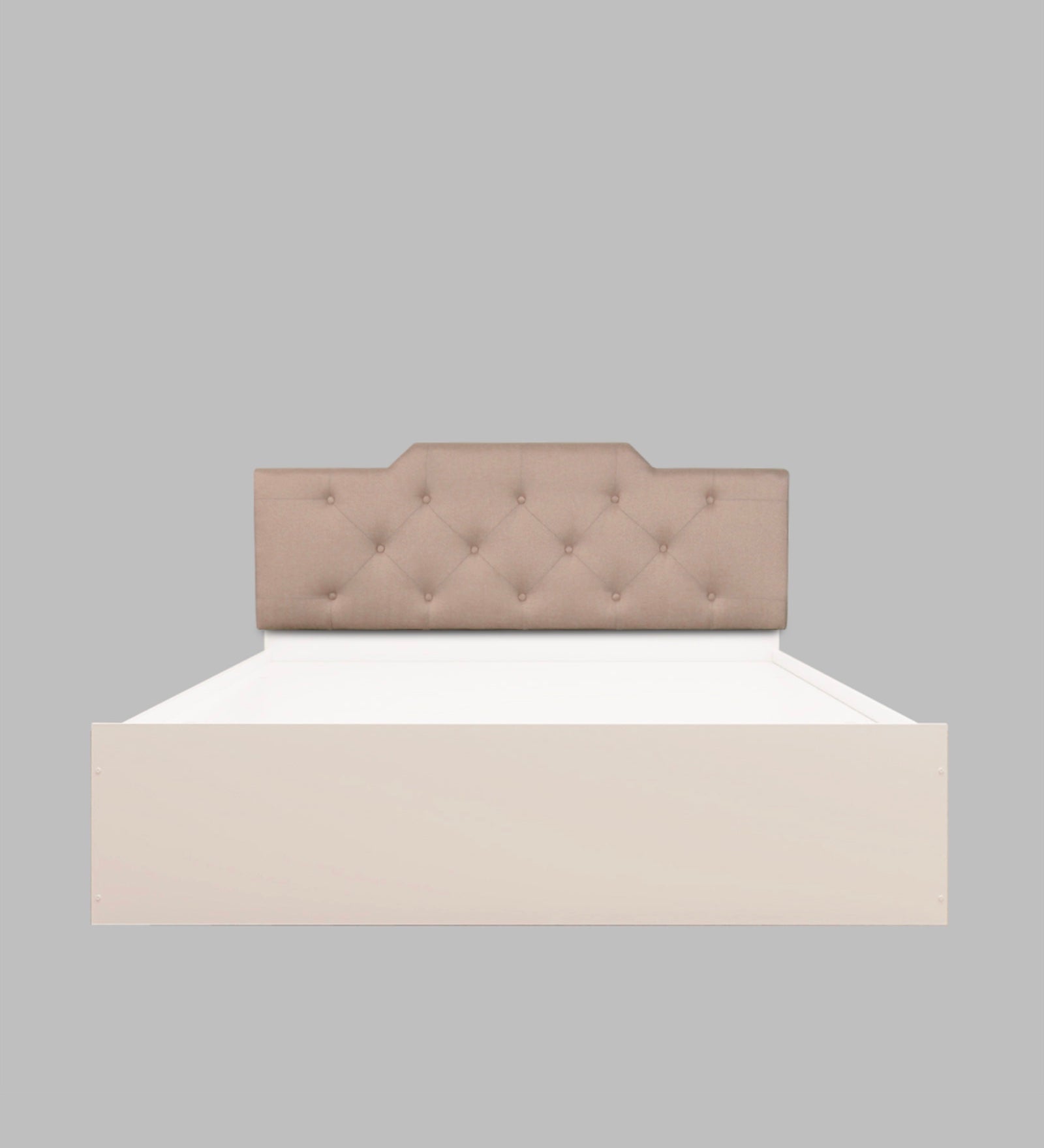 سرير براجنا كوين - مُنجّد بالجلد الصناعي مع صندوق تخزين