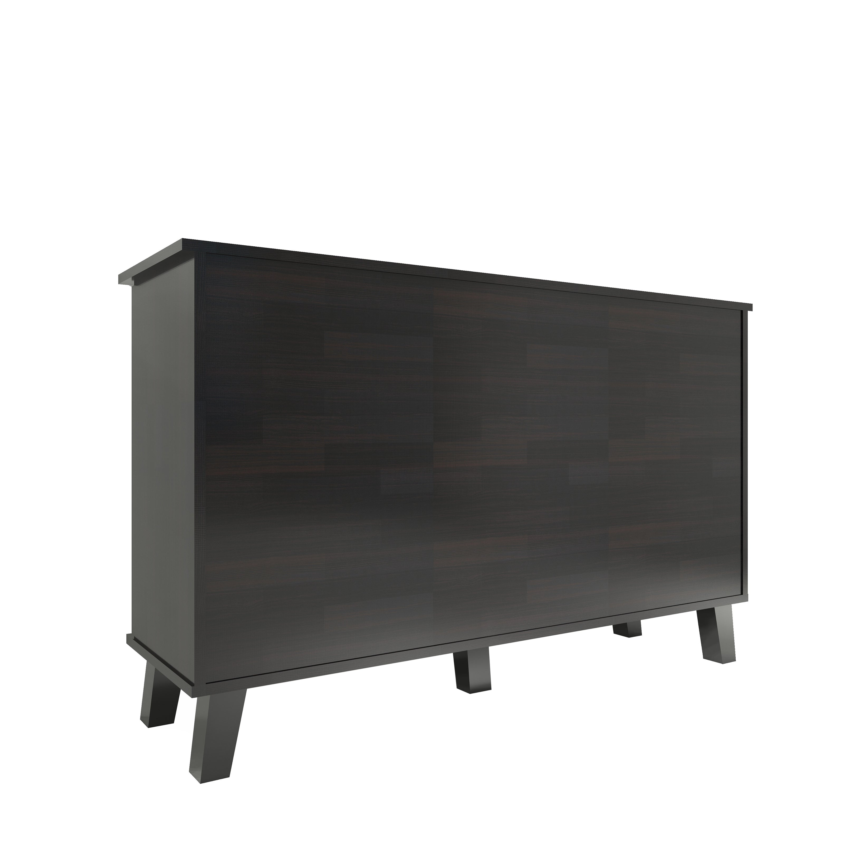 خزانة أحذية جوهاني بثلاثة أبواب بلون وينج