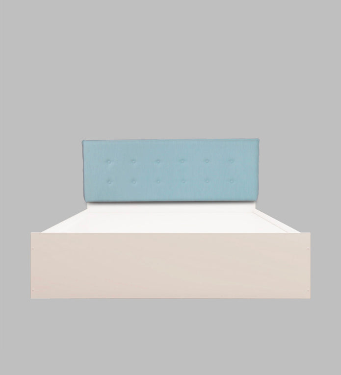 سرير فيراباد كوين - سرير منجد من الجلد الصناعي مع صندوق تخزين