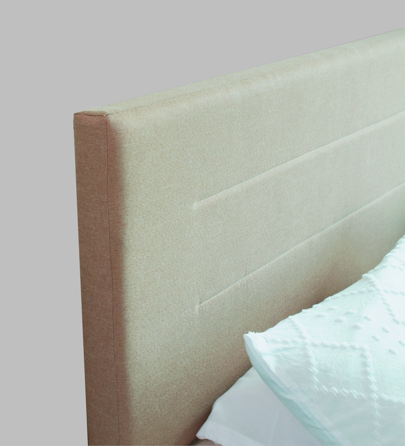 Bakhti Queen Bed – Leatherette Upholstered Bed with Box Storage