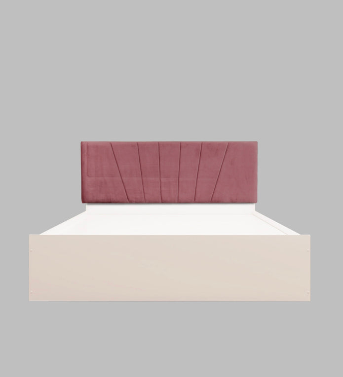 سرير فيفيكا كوين - مُنجّد بالجلد الصناعي مع صندوق تخزين