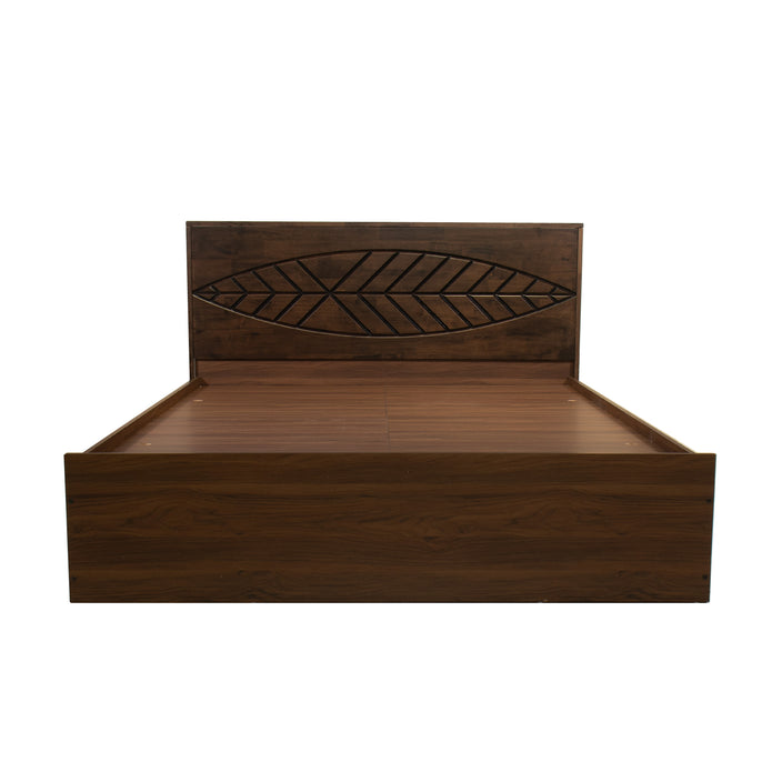 سرير ثيميس كوين – لوح رأس من الخشب الصلب مع صندوق تخزين