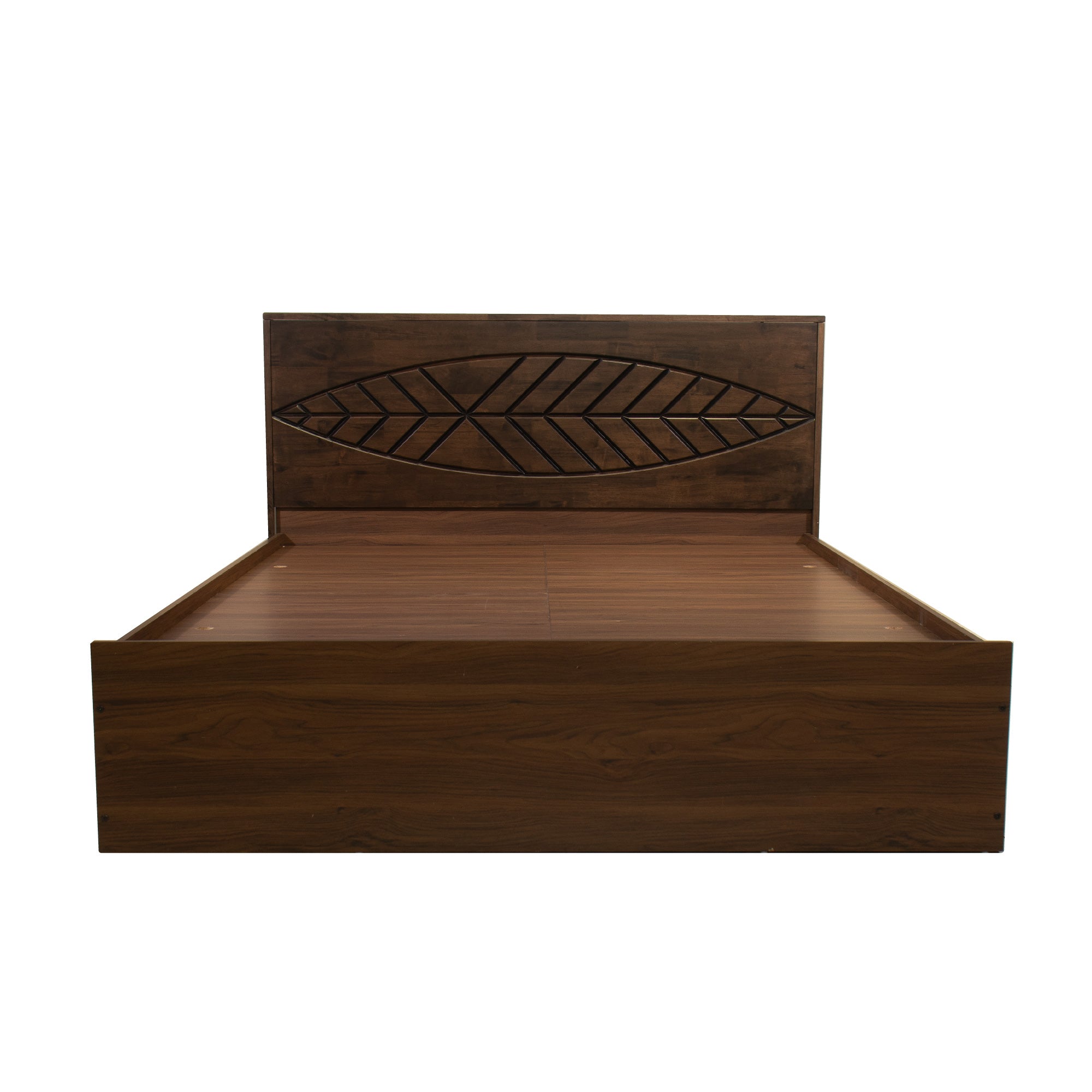 سرير ثيميس كوين – لوح رأس من الخشب الصلب مع صندوق تخزين