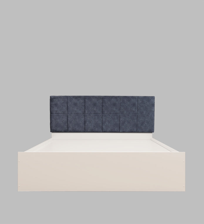 سرير برانا كوين - مُنجّد من الجلد الصناعي مع صندوق تخزين