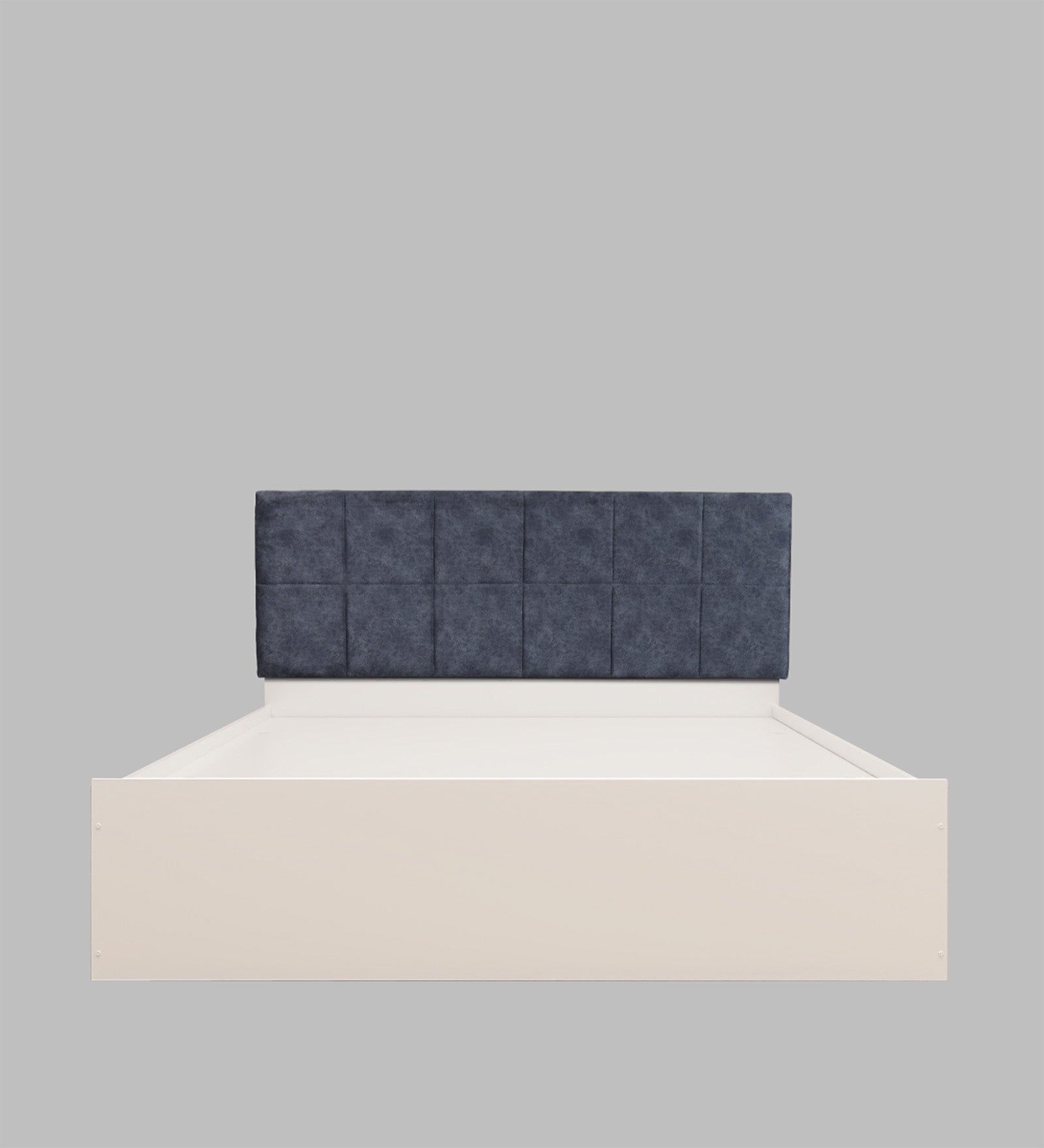 سرير برانا كوين - مُنجّد من الجلد الصناعي مع صندوق تخزين