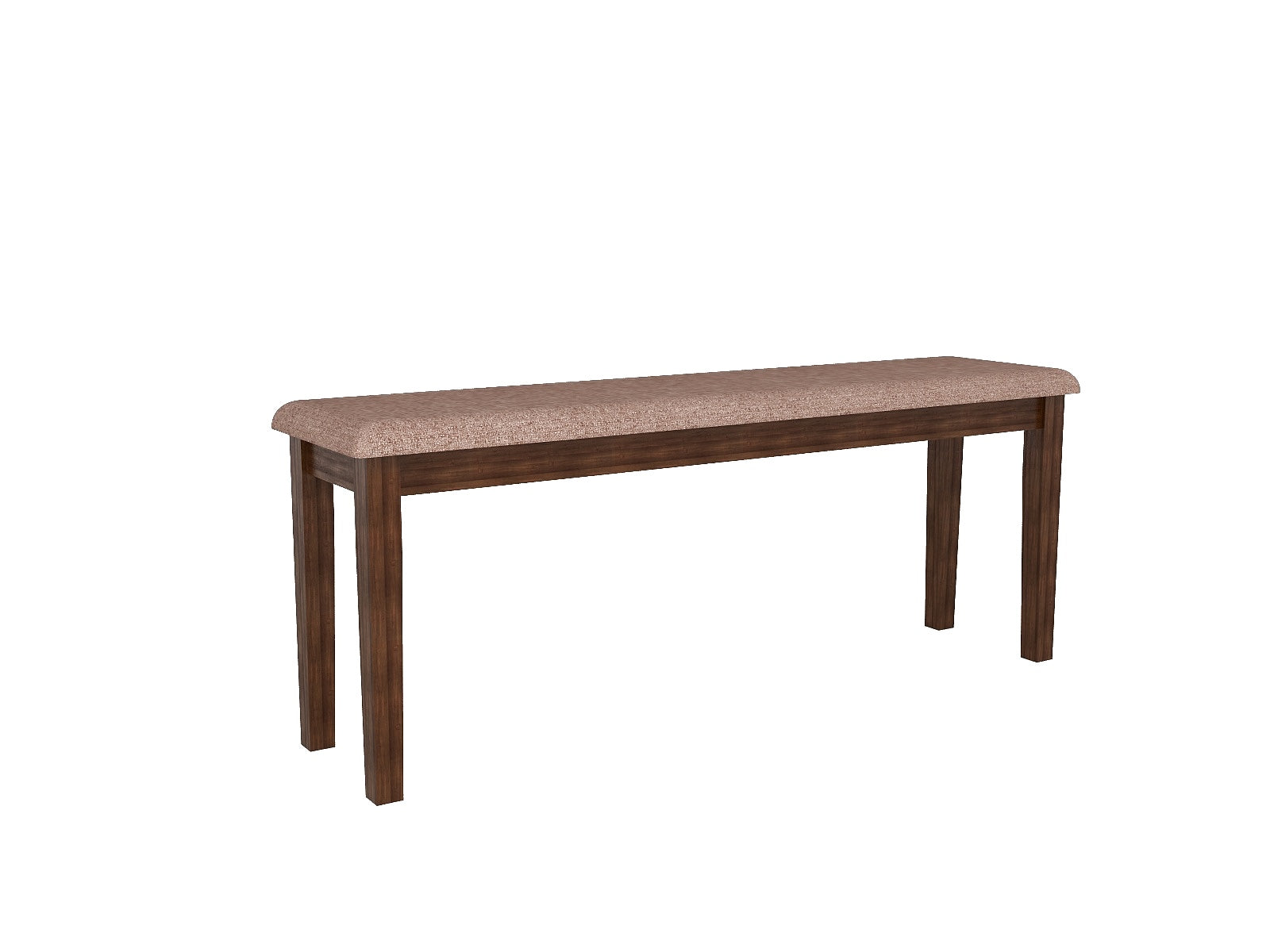 طقم طعام هيوستن من الخشب الصلب بستة مقاعد مع مقعد