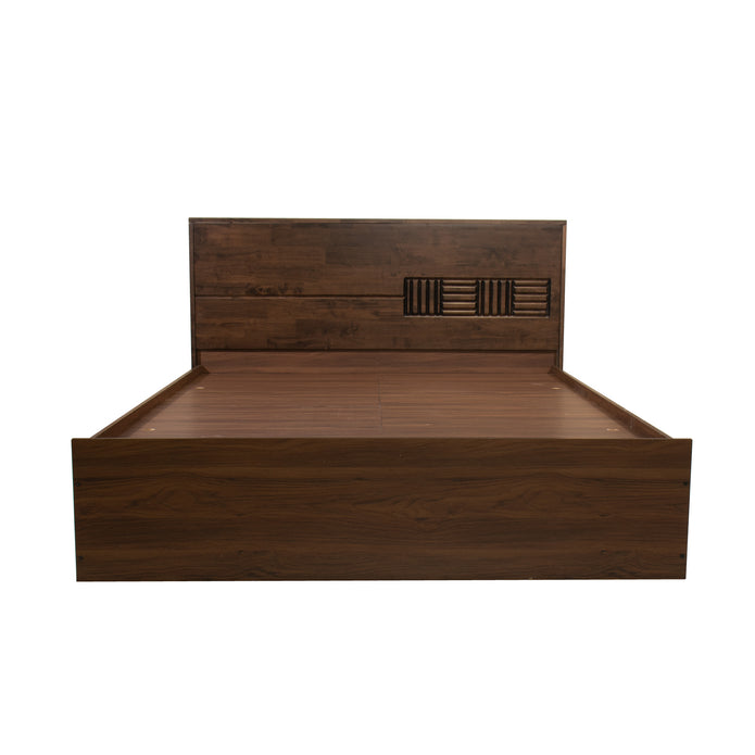 Aglaea Solidwood Headbord Queen Bed With Box Storage Non-Woveen