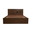 Aglaea Solidwood Headbord Queen Bed With Box Storage Non-Woveen