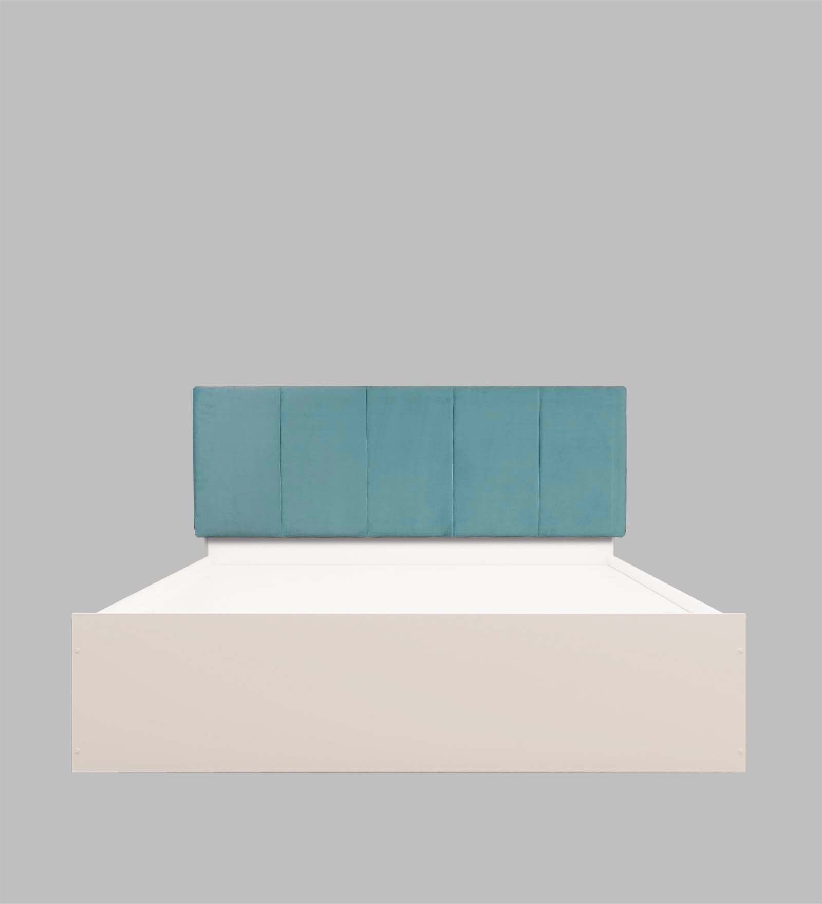 سرير يانترا كوين - مُنجّد بالجلد الصناعي مع صندوق تخزين