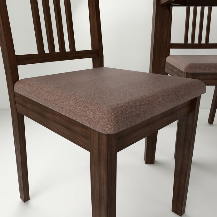 Houston 6-Seater Solid Wood Dining Table Set with Chairs