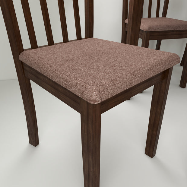 Monterey 6-Seater Solid Wood Dining Table Set with Chairs