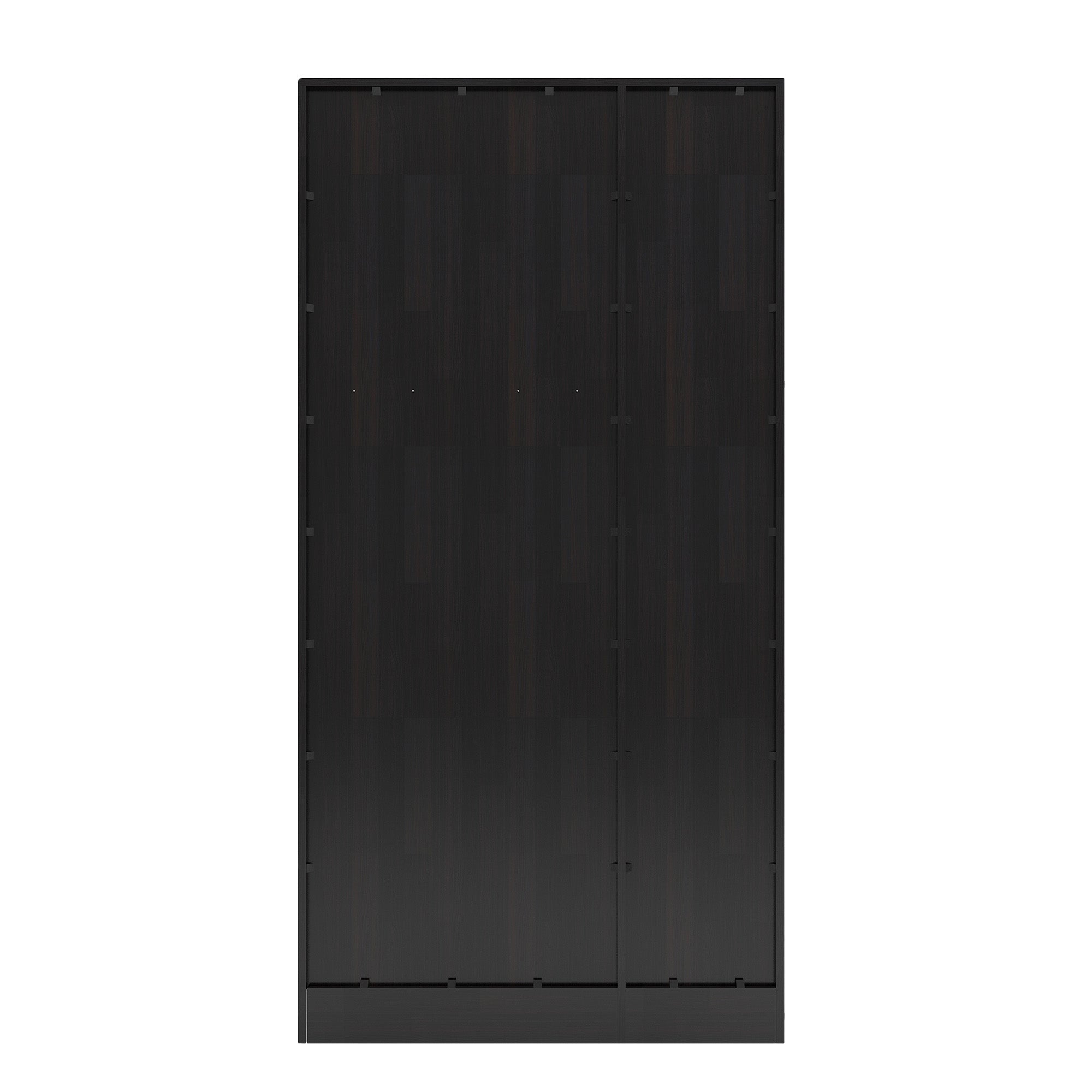 Ren 3-Door Engineered Wood Wardrobe with Rattan Design – Bedroom Almirah