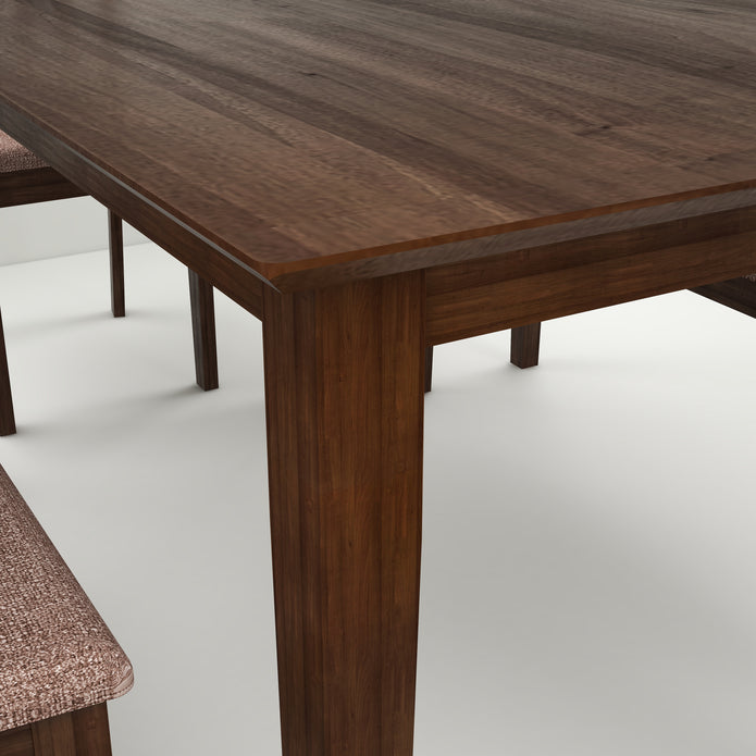 Dallas 6 Seater Solid Wood Dining Set With Bench