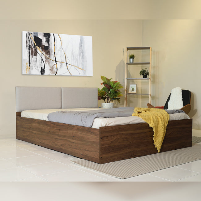 Lush Queen Bed – Modern Storage Bed with Non-Woven Base