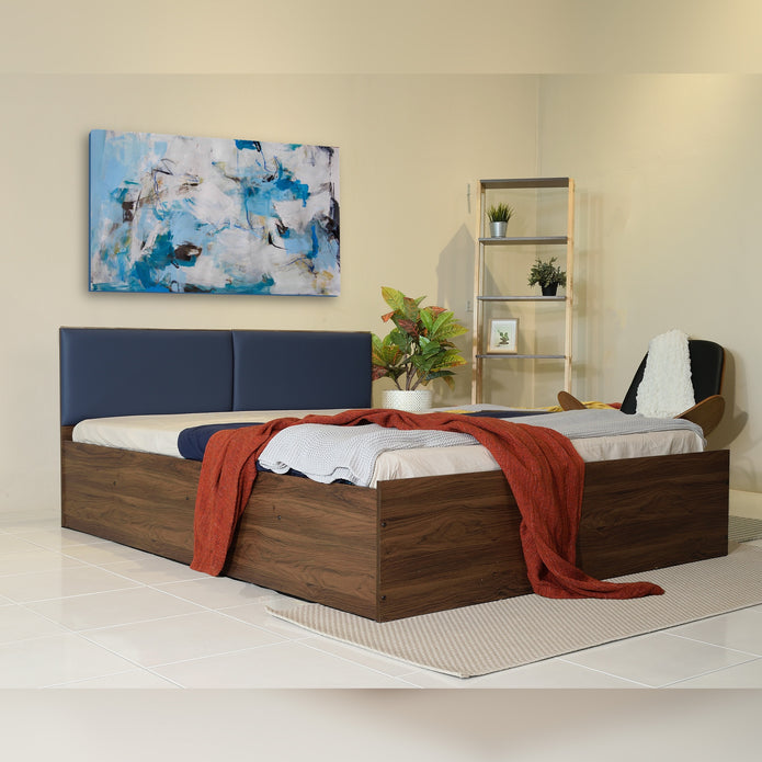 Lush Queen Bed – Modern Storage Bed with Non-Woven Base