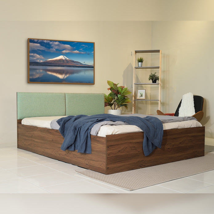 Lush Queen Bed – Modern Storage Bed with Non-Woven Base