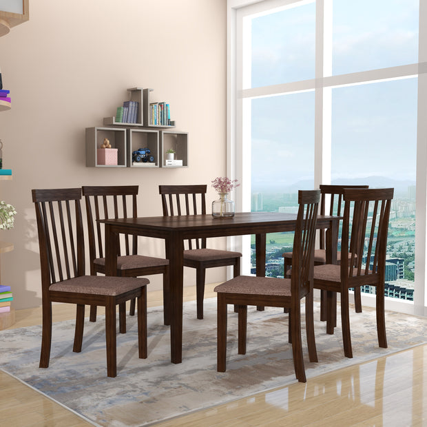Monterey 6-Seater Solid Wood Dining Table Set with Chairs – DF2H
