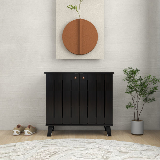 خزانة أحذية جوهاني ذات بابين بلون وينج