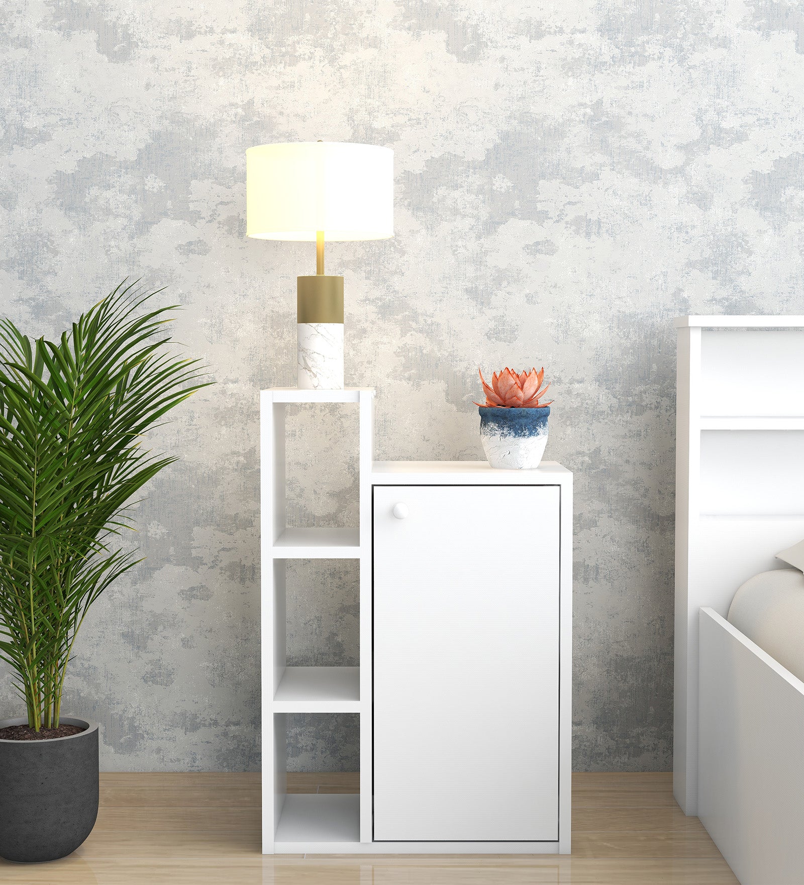 Kairi Storage Bed Side Table