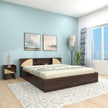Vida Queen Bed with Headboard and Box Storage – DF2H