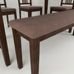 Monterey 4-Seater Wooden Dining Set with Bench – Solid Wood Table & Chairs