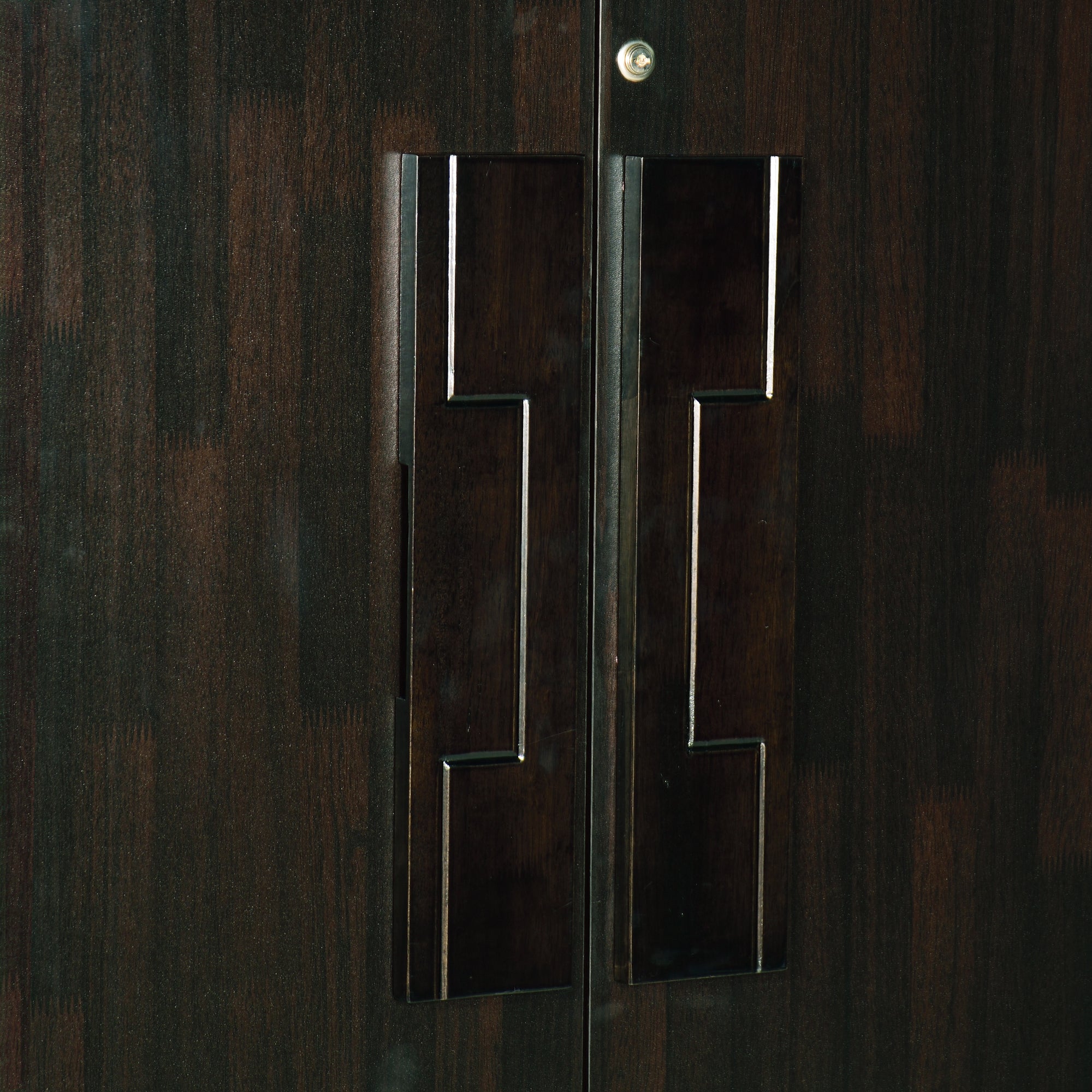 Poena 2-Door Engineered Wood Wardrobe – Compact Almirah for Bedroom