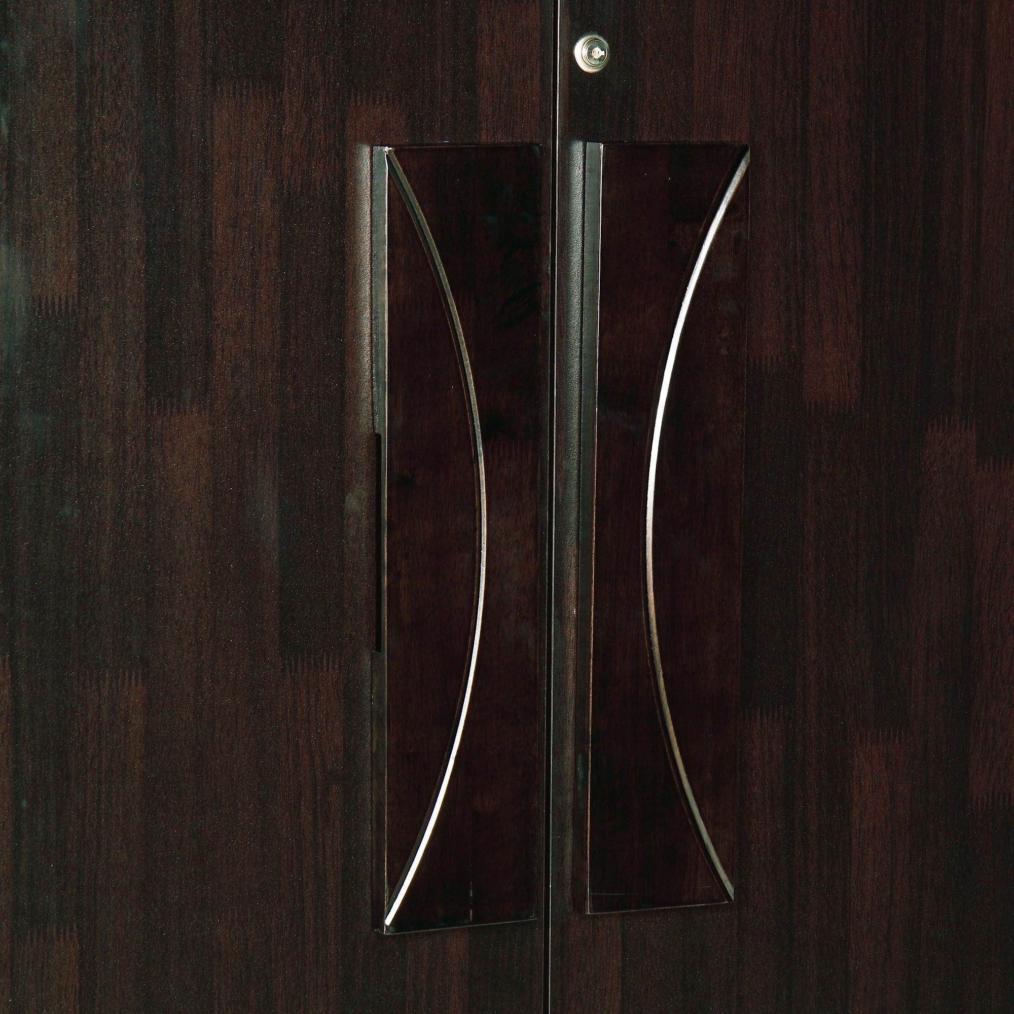 Pandia 3-Door Engineered Wood Wardrobe – Spacious Almirah with Shelves & Hanger Space