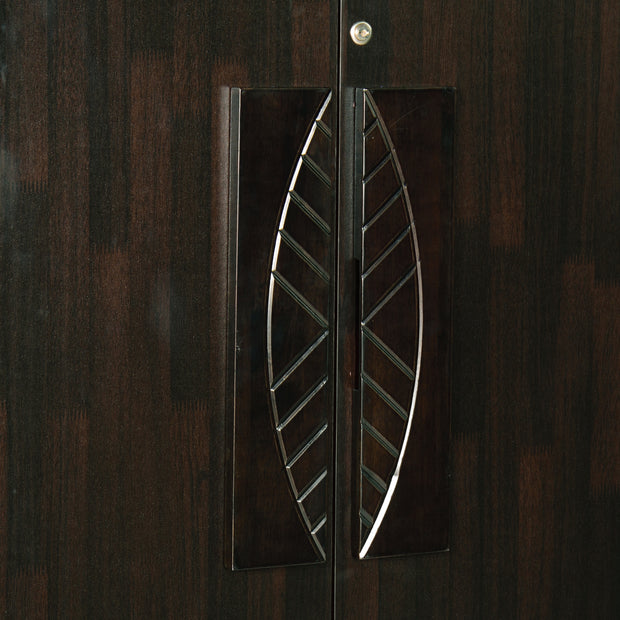 Litae 2-Door Engineered Wood Wardrobe – Compact Almirah for Bedroom