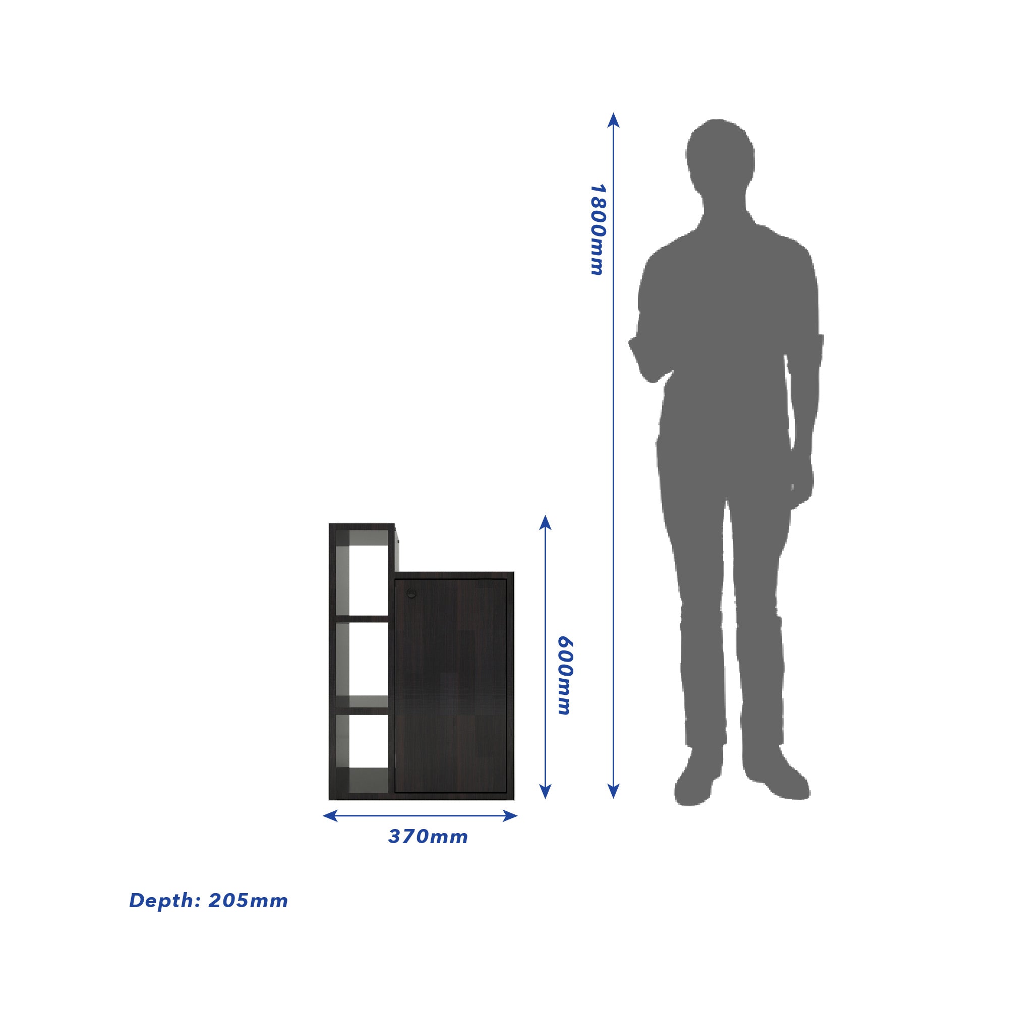 Kairi Storage Bed Side Table