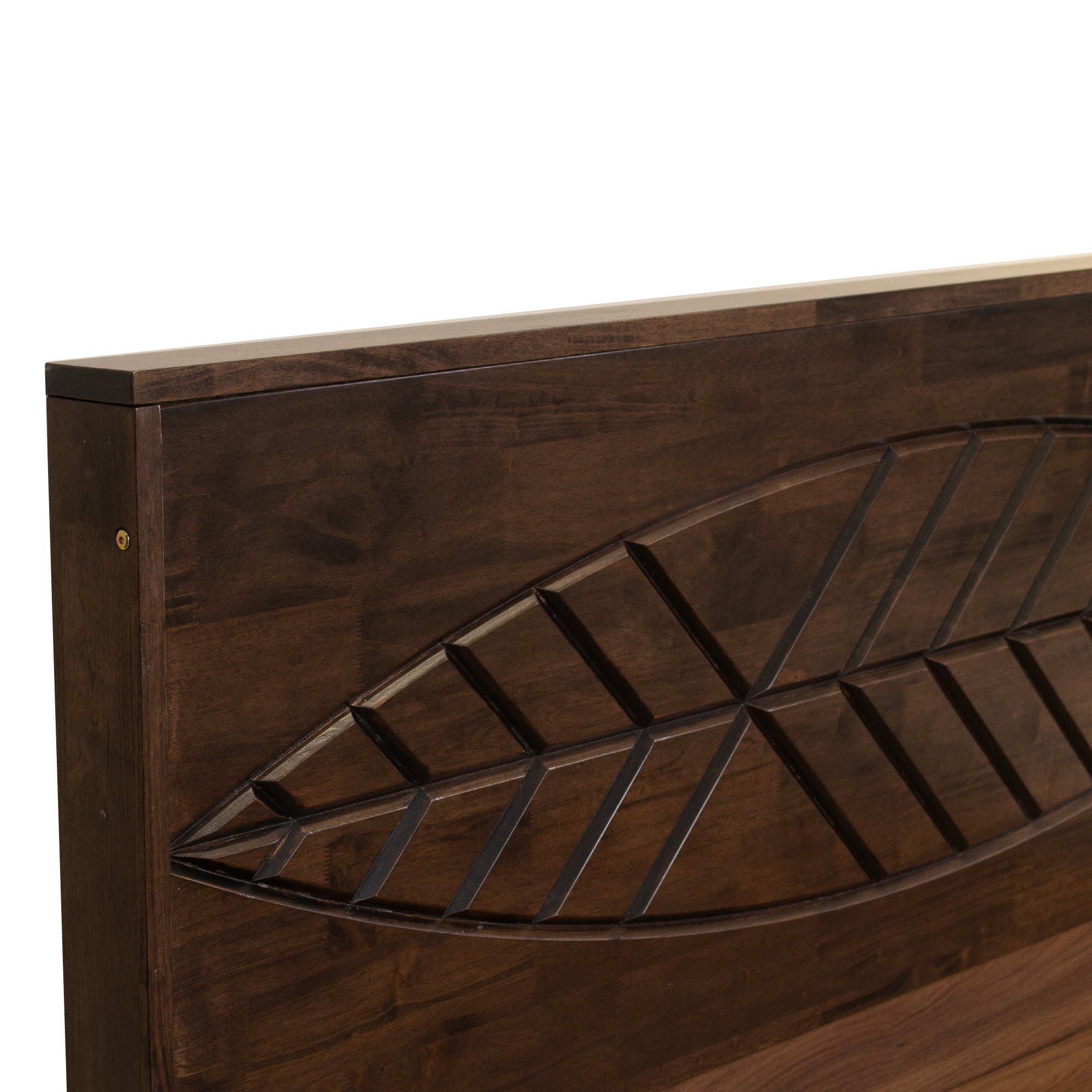 سرير ثيميس كوين – لوح رأس من الخشب الصلب مع صندوق تخزين