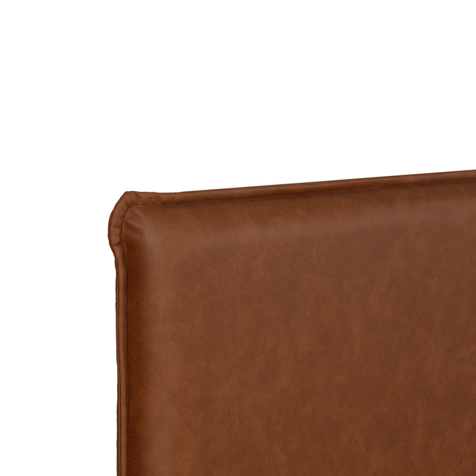 سرير ناما كوين - تنجيد جلدي صناعي مع صندوق تخزين