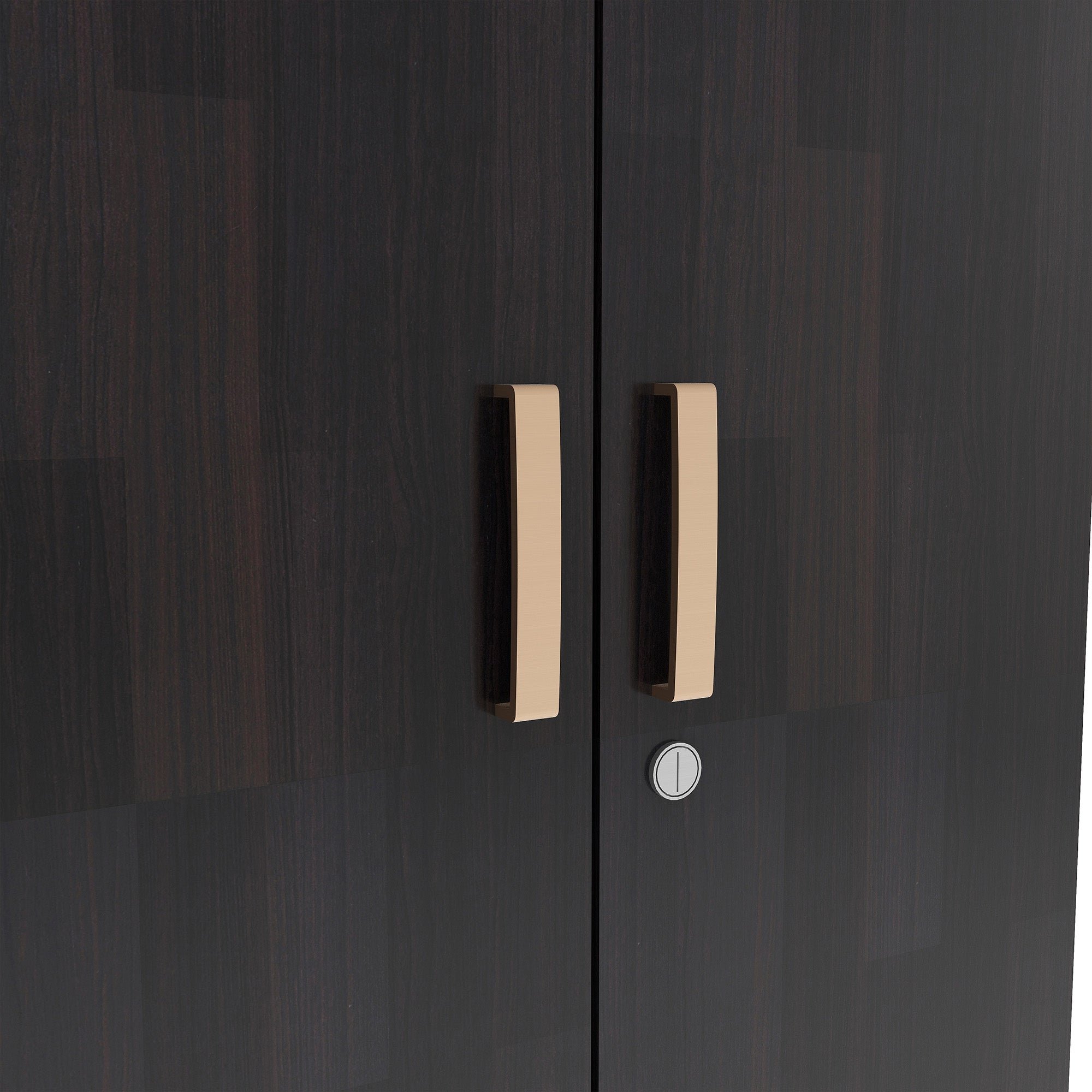 خزانة ملابس خشبية ببابين من رين – غرفة نوم مدمجة الميرة