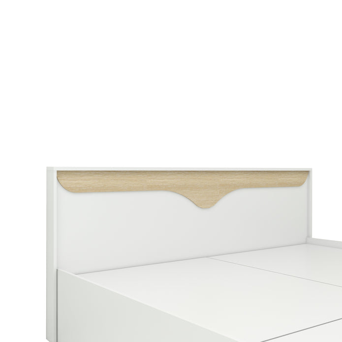 Caily Bed – Modern Box Storage Bed with Non-Woven Base