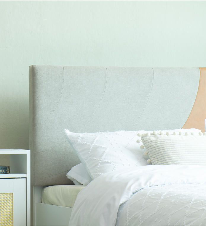 Ashtanga Queen Bed – Leatherette Upholstery with Box Storage