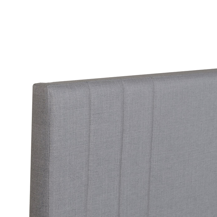 سرير أناندا كوين - سرير منجد من الجلد الصناعي مع صندوق تخزين