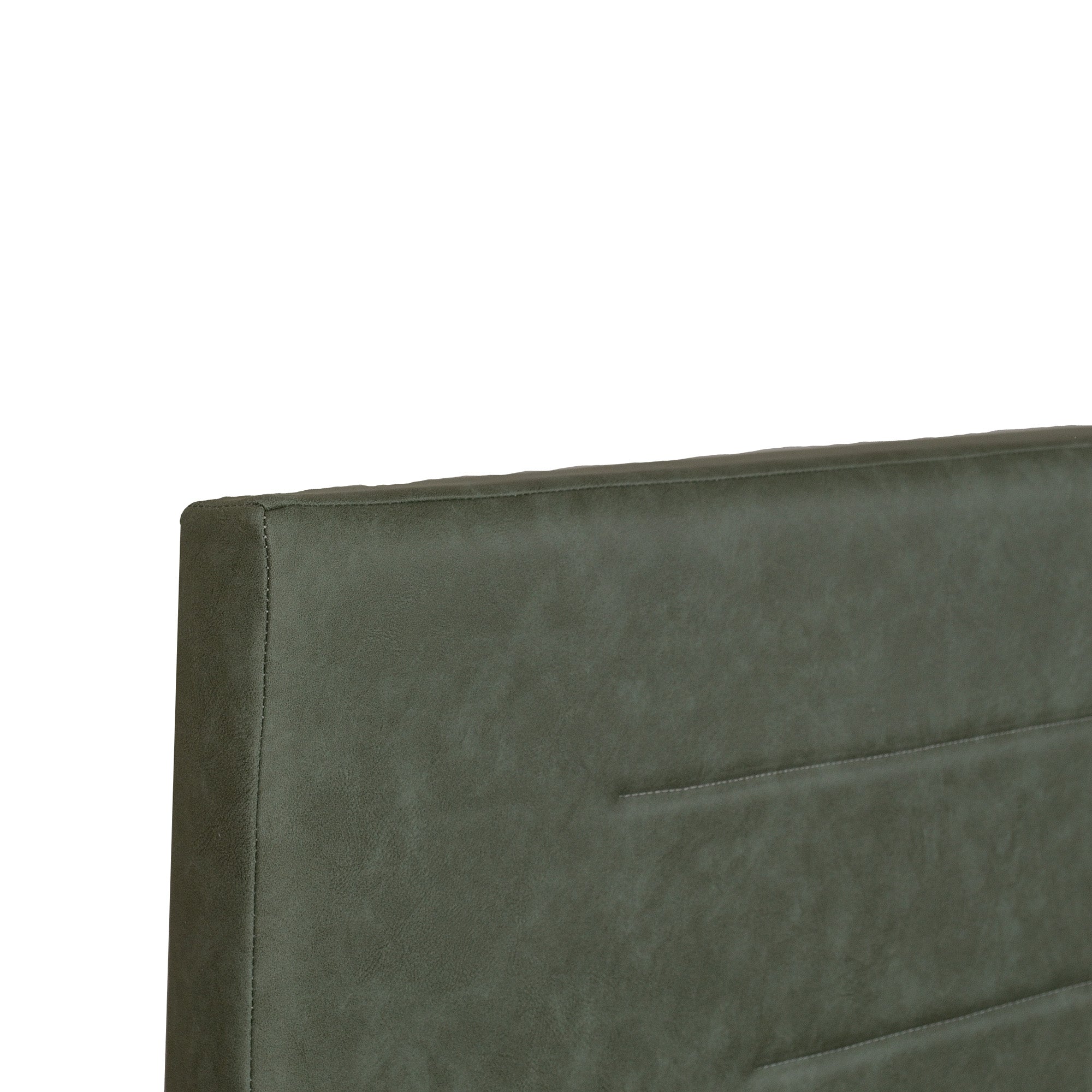 Ahimsa Queen Bed – Leatherette Upholstered with Box Storage