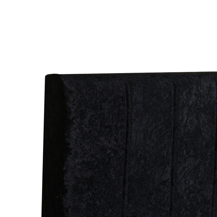 سرير سامسكارا كوين - سرير منجد من الجلد الصناعي مع صندوق تخزين