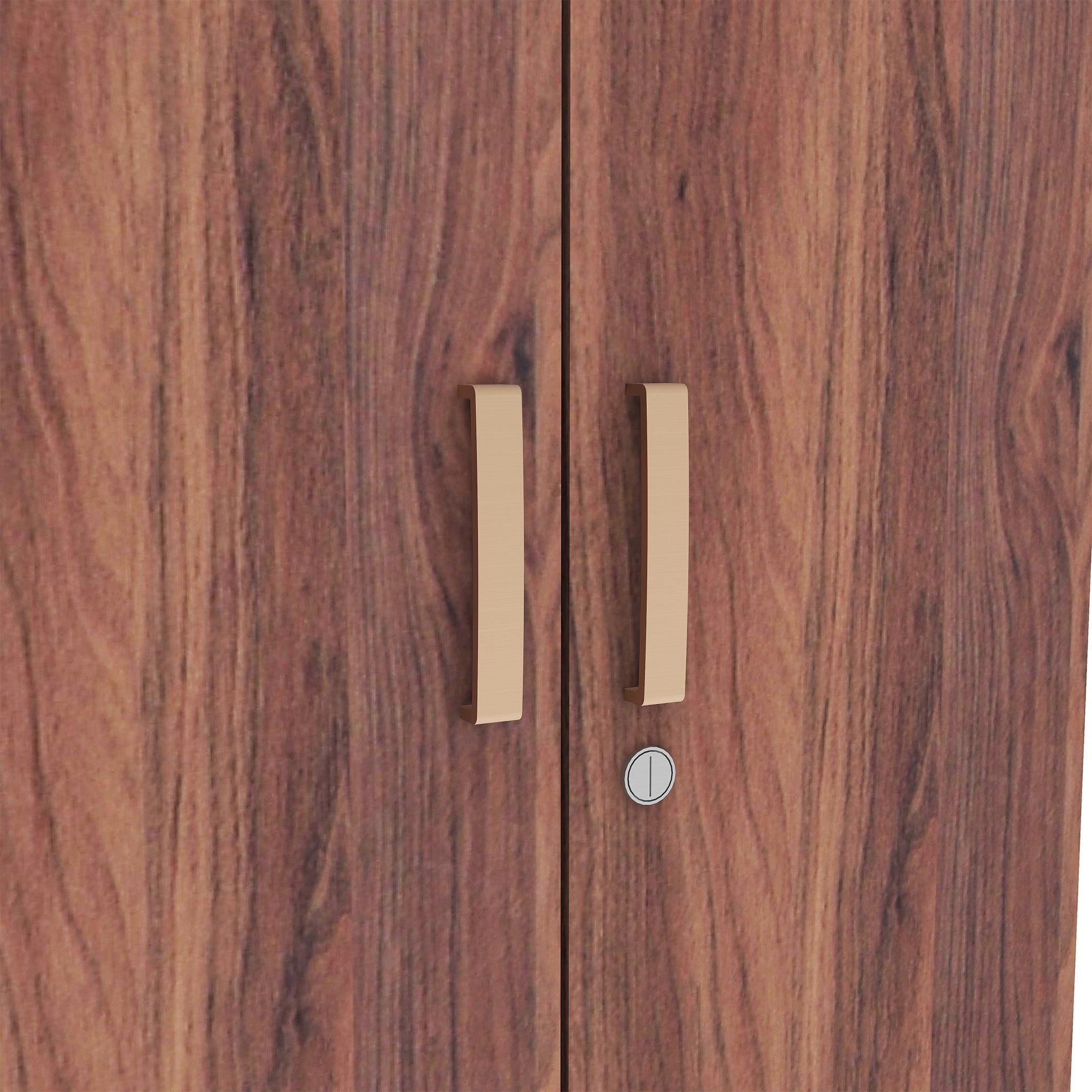 خزانة ملابس خشبية ببابين من رين – غرفة نوم مدمجة الميرة