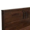 Styx Queen Bed – Solid Wood Headboard with Box Storage